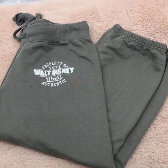 Disney Pants - Disney Parks gray size small cropped sweats